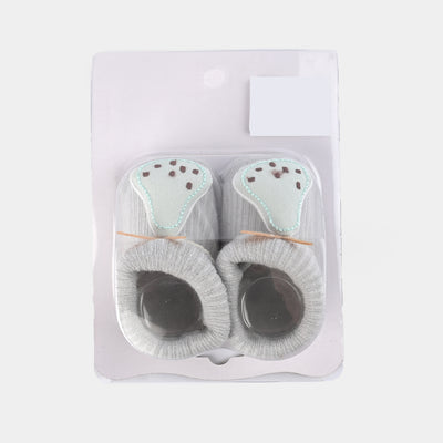 NEW BORN BABY 1 PAIR SOCKS | GREY