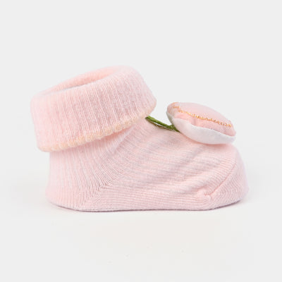 NEW BORN BABY 1 PAIR SOCKS | Pink