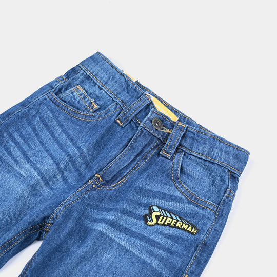 Boys Denim rigid Short-Light Blue