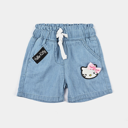 Infant Girls Denim Short-LT.Blue