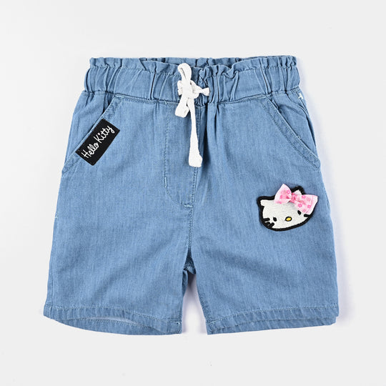 Girls Denim rigid Denim Short - LT.Blue