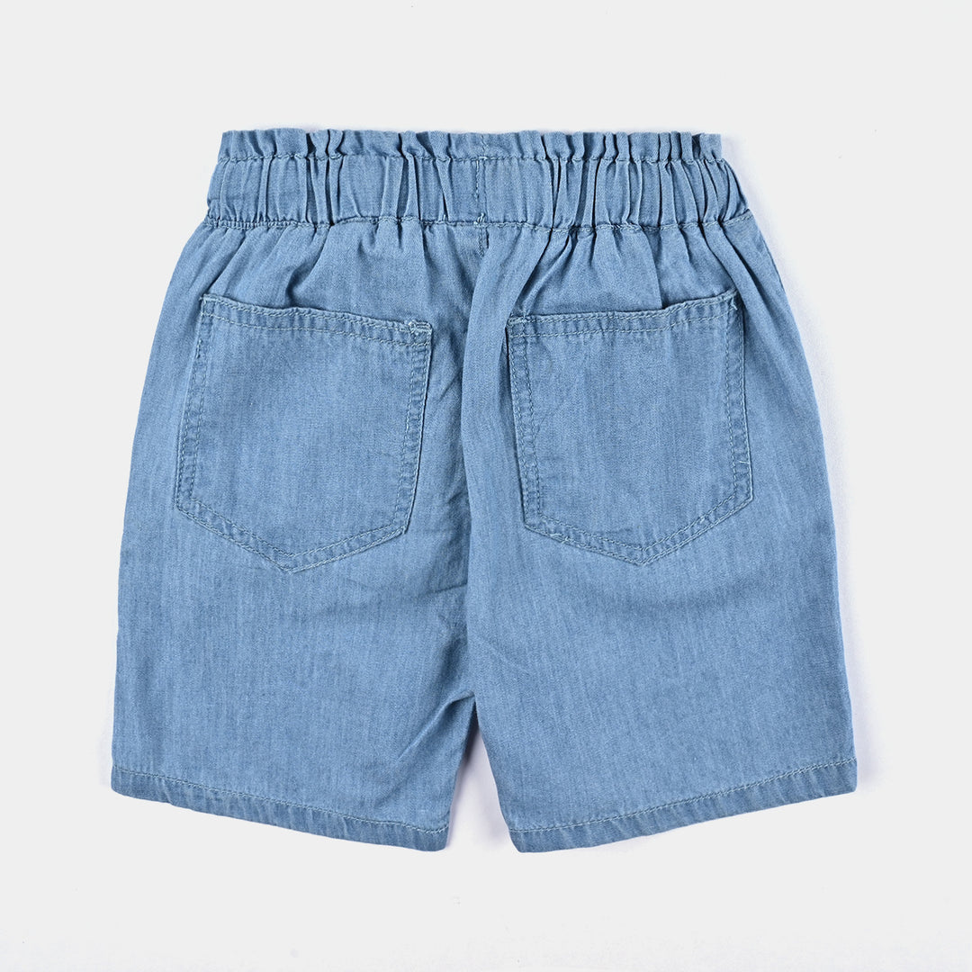 Girls Denim rigid Denim Short - LT.Blue