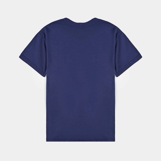 Boys Lycra Jersey T-Shirt Creeper-NAVY