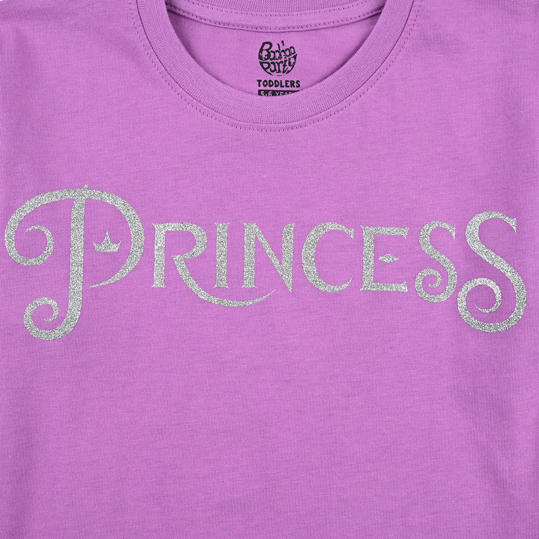 Girls Cotton Jersey T-Shirt H/S Princess