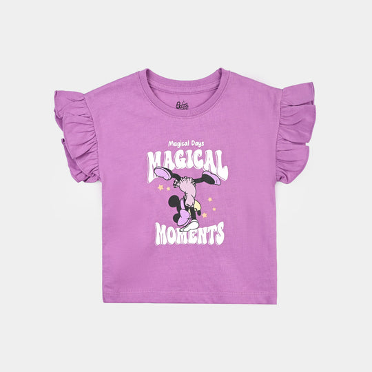 Infant Girls Cotton Jersey T-Shirt Magical Moments-Rad.Orchid