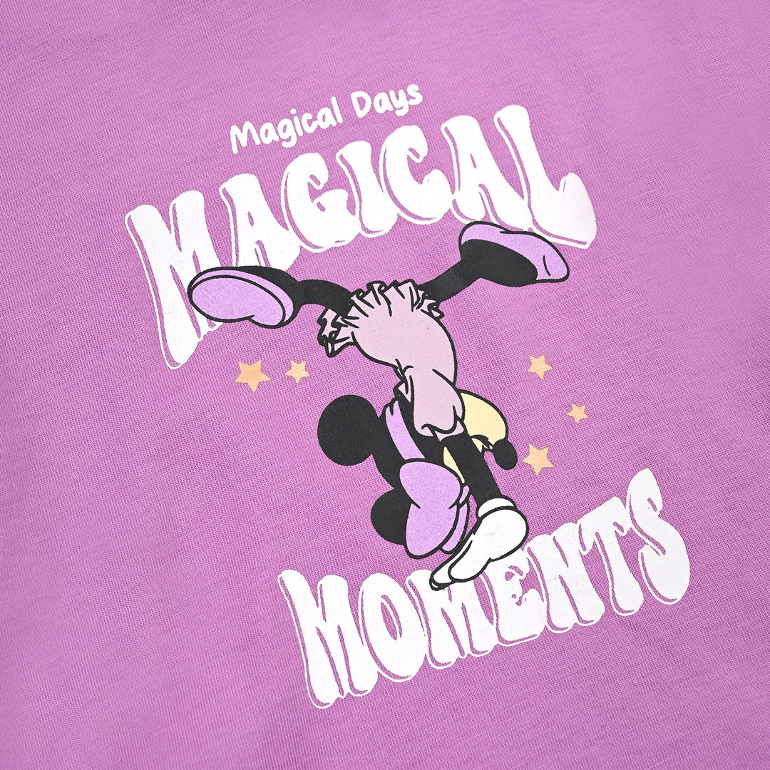 Infant Girls Cotton Jersey T-Shirt Magical Moments-Rad.Orchid