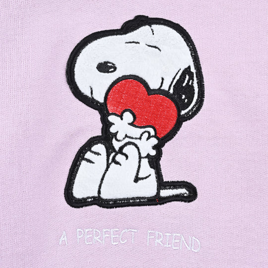 Girls Cotton Terry Sweatshirt A Perfect Friend