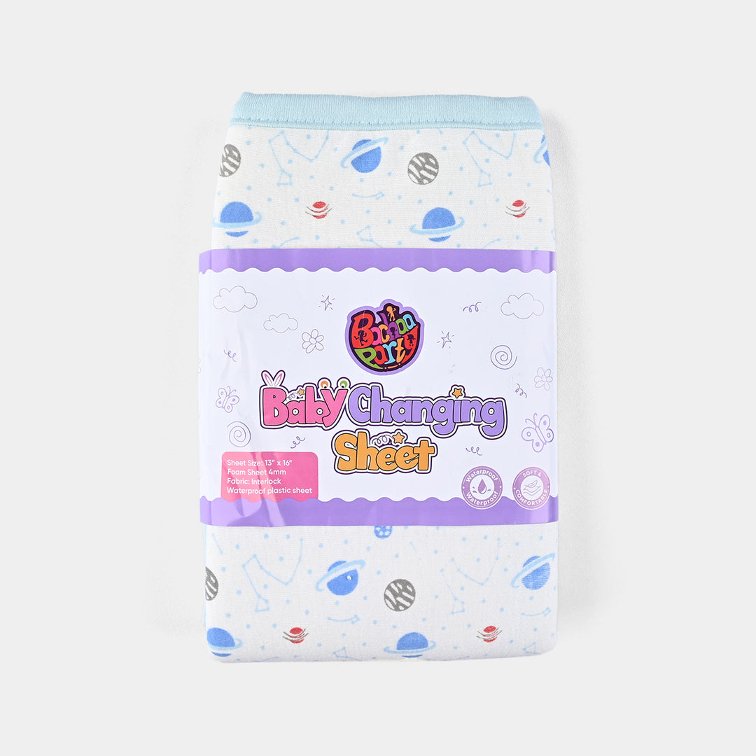 Baby Changing Sheet 13*16 Moon | Blue