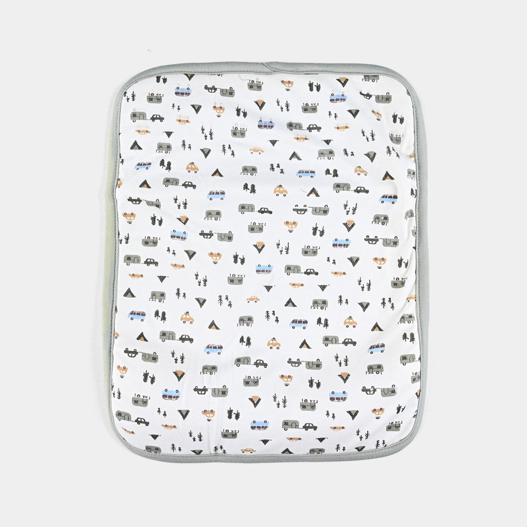 Baby Changing Sheet 13*16 Car |  Green