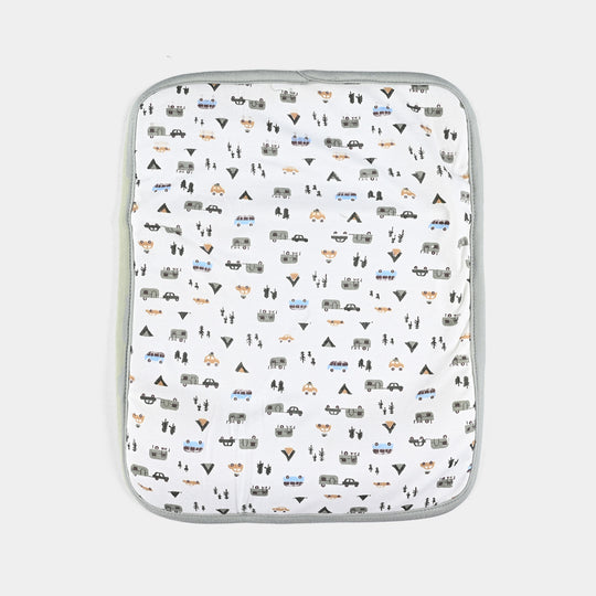 Baby Changing Sheet 13*16 Car |  Green