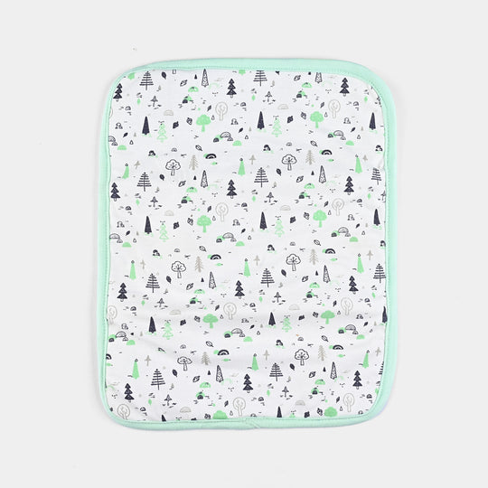 Baby Changing Sheet 13x16 Tree |  Light Green