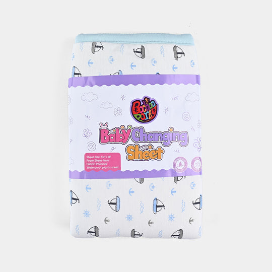 Baby Changing Sheet 13*16 Ship | Blue