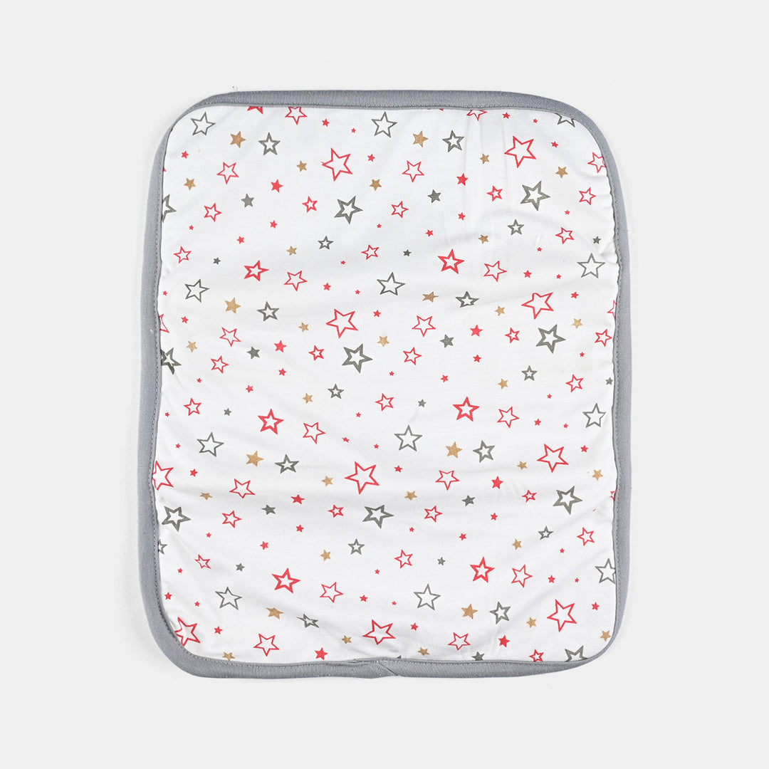 Baby Changing Sheet 13x16 Star | Grey