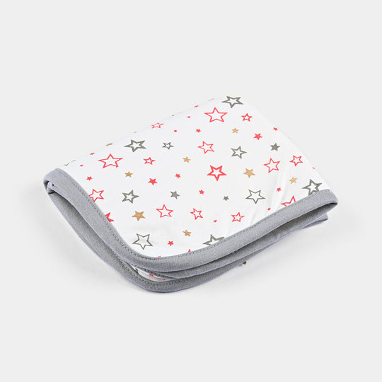 Baby Changing Sheet 13x16 Star | Grey