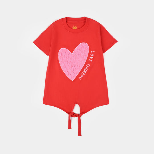 Girls Cotton Jersey T-Shirt H/S Love Therapy