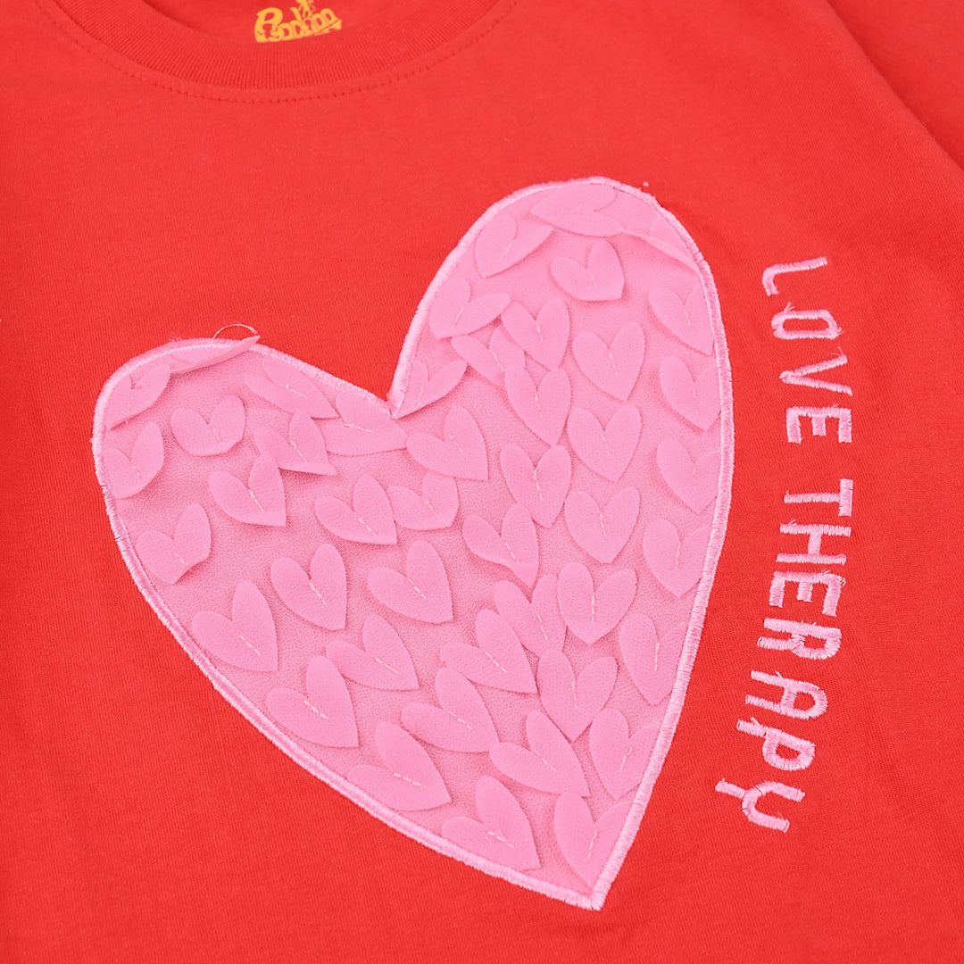 Girls Cotton Jersey T-Shirt HS Love Therapy