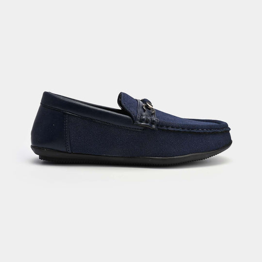 Boys Loafers 809-9-NAVY