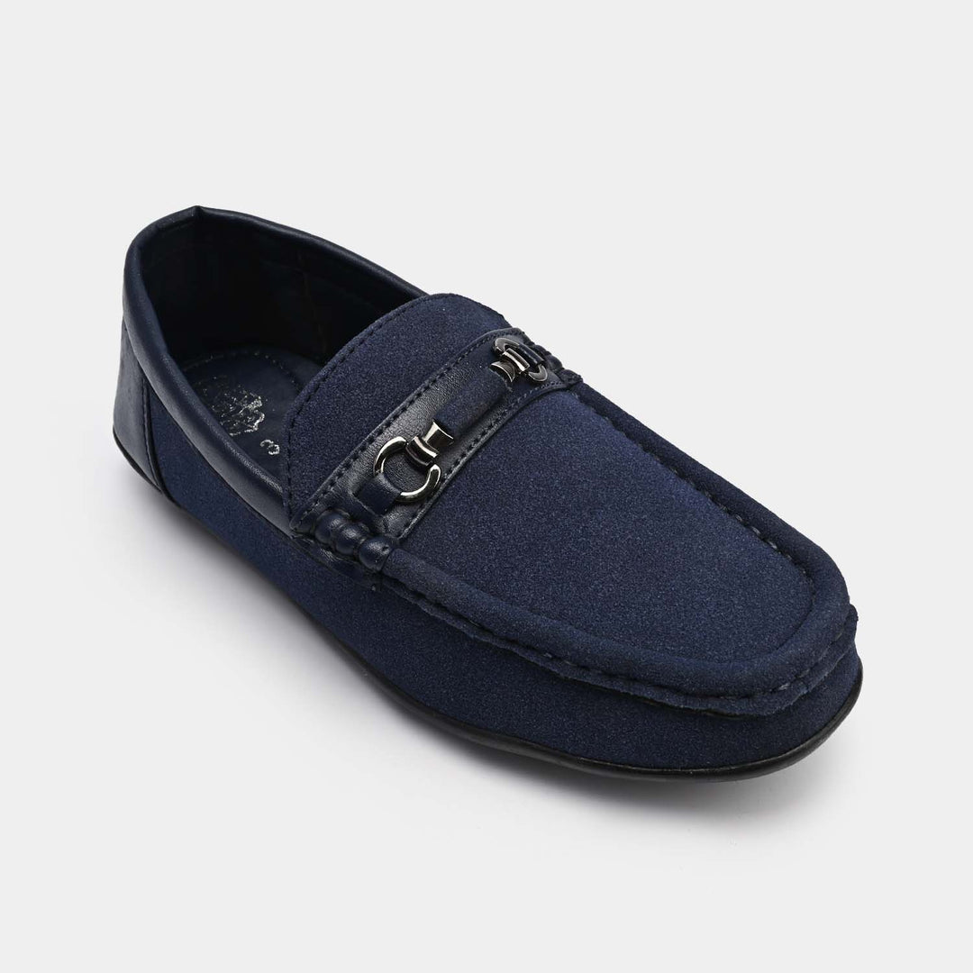 Boys Loafers 809-9-NAVY