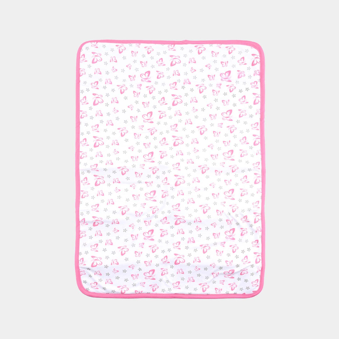 Baby Changing Sheet Butterfly | Pink