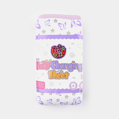 Baby Changing Sheet Butterfly | Purple