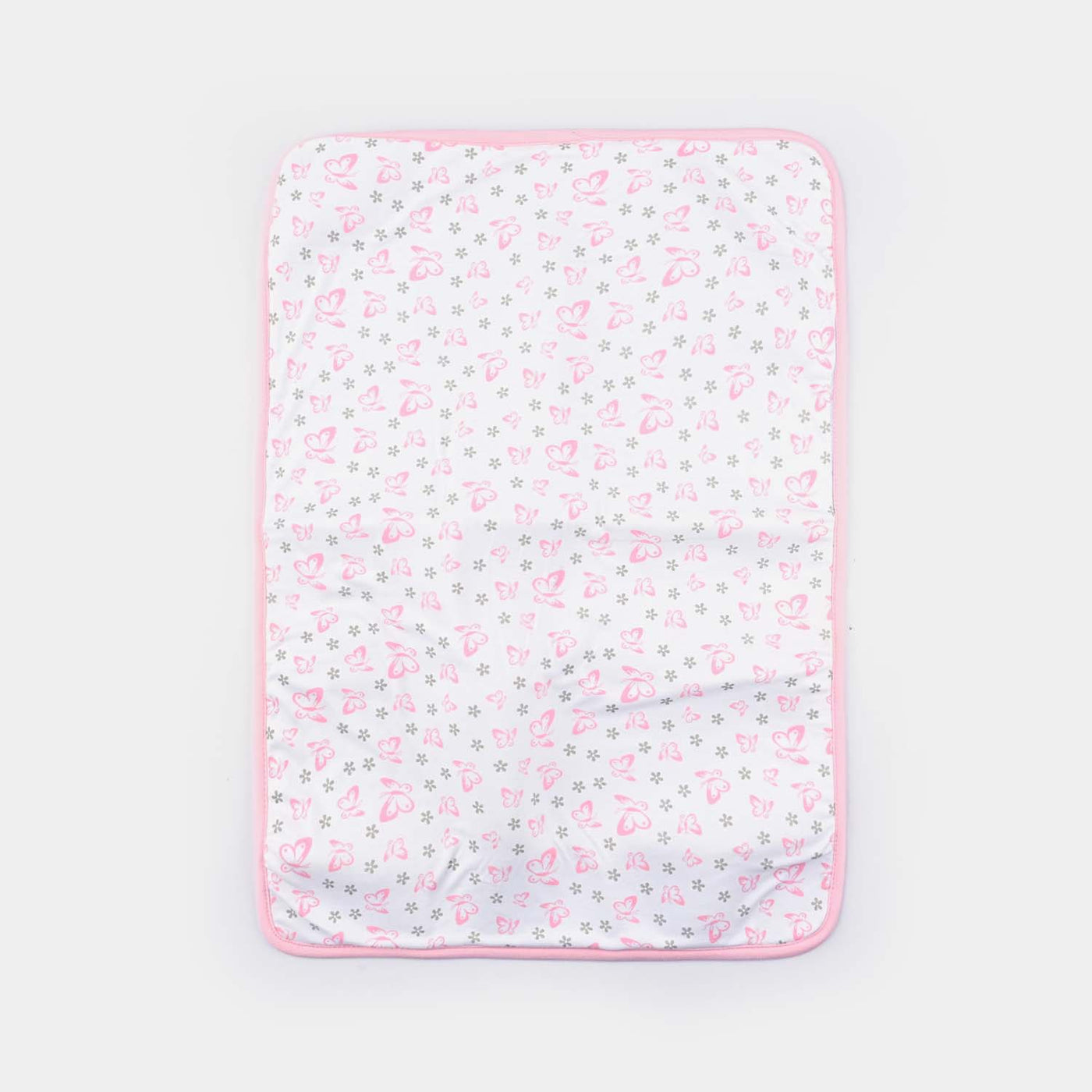 Baby Changing Sheet Butterfly | Light Pink