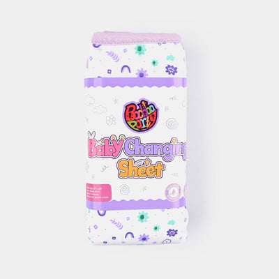 Baby Changing Sheet Flower | Purple