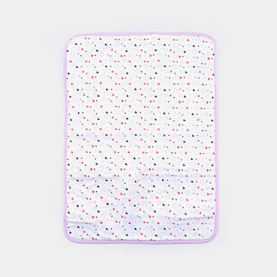 Baby Changing Sheet Heart | Purple