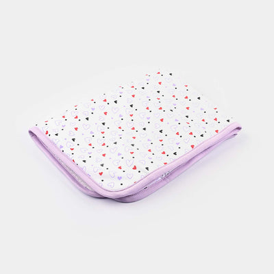 Baby Changing Sheet Heart | Purple