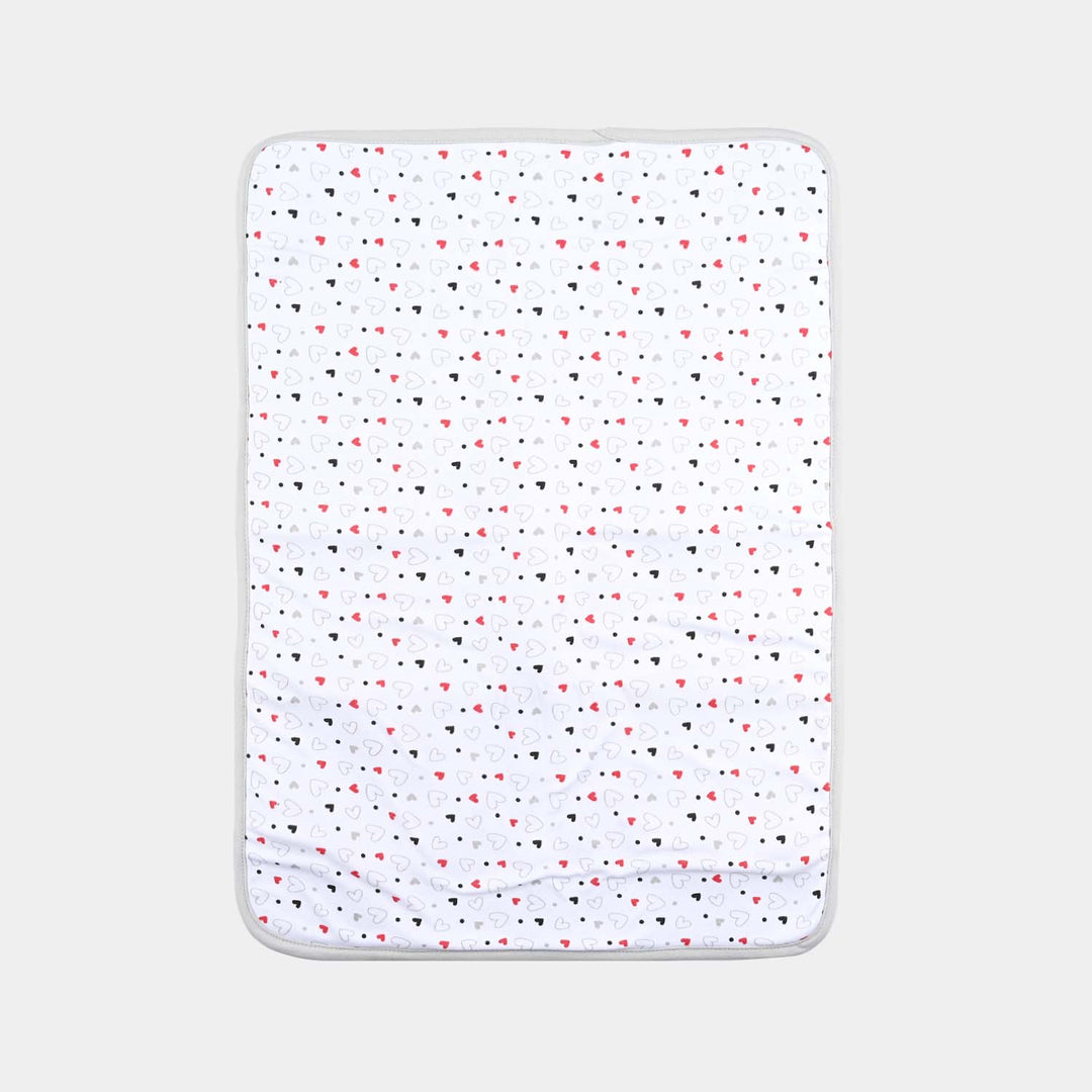 Baby Changing Sheet Heart | Grey