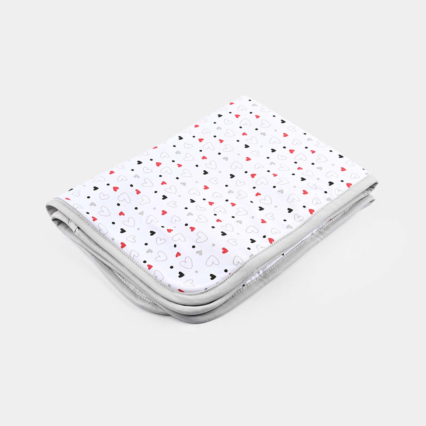 Baby Changing Sheet Heart | Grey