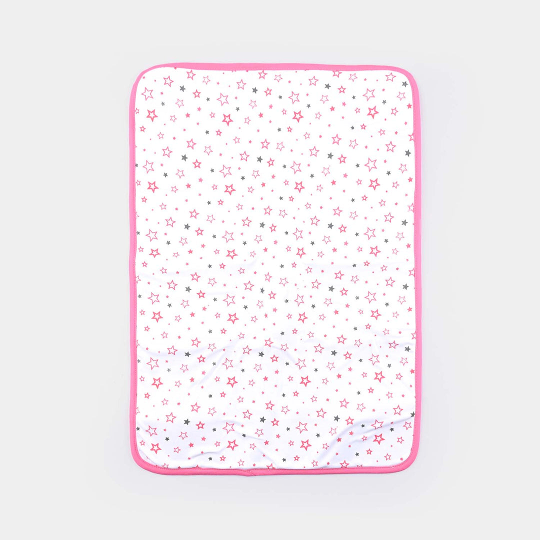 Baby Changing Sheet Star | Pink