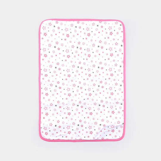 Baby Changing Sheet Star | Pink