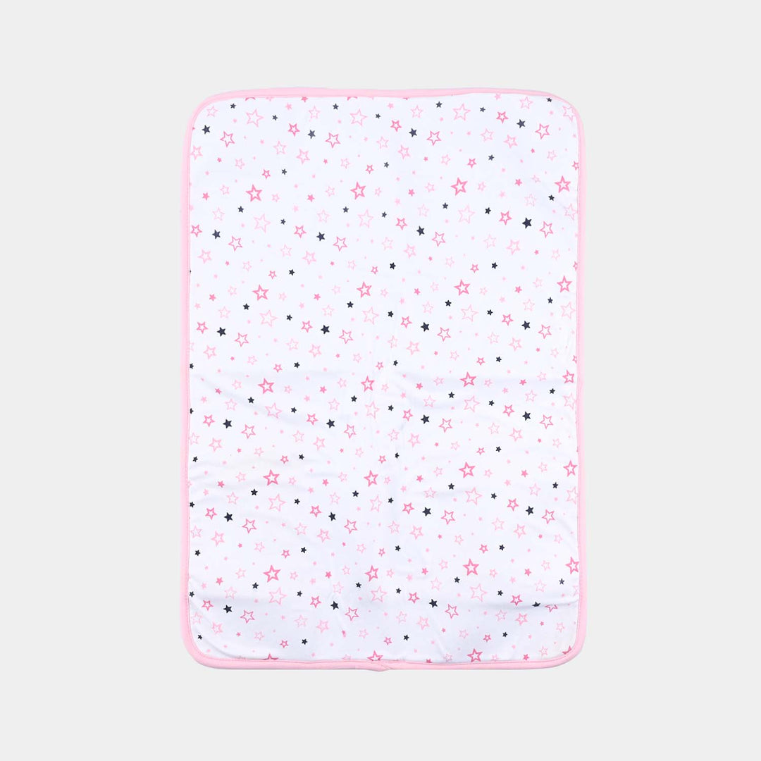 Baby Changing Sheet Star | Light Pink