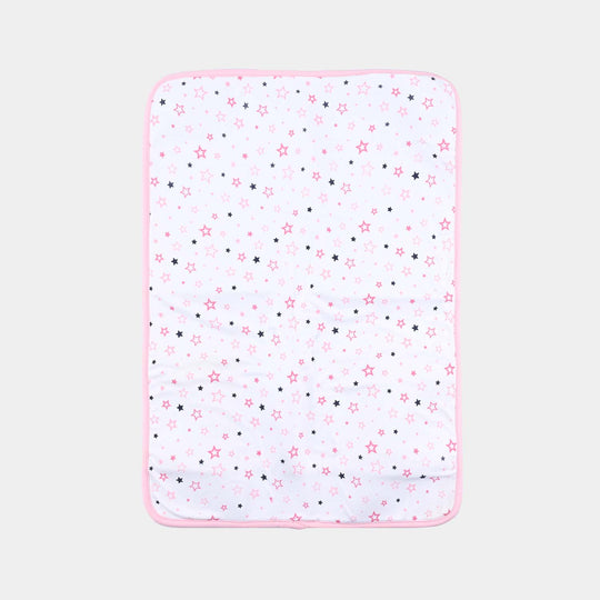 Baby Changing Sheet Star | Light Pink