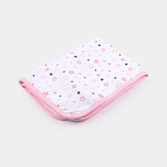 Baby Changing Sheet Star | Light Pink