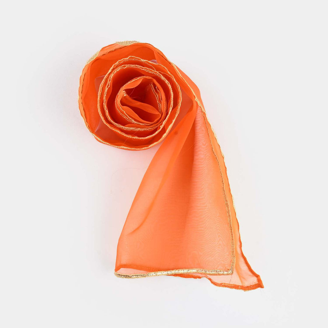 Girls Raw Silk 3 Pcs Bahar-Pink