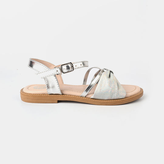 Girls Sandal 456-91-SILVER