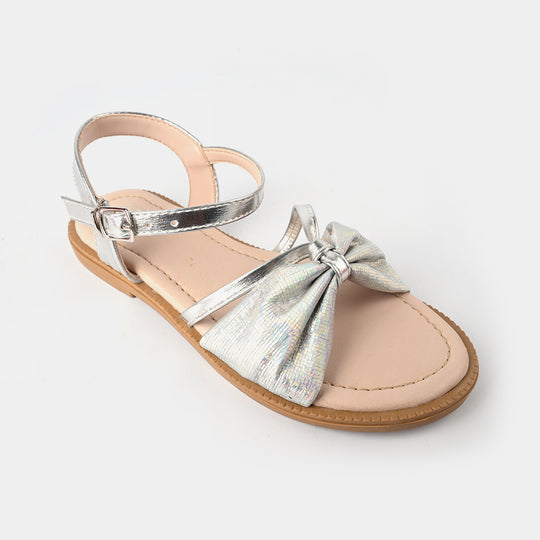 Girls Sandal 456-91-SILVER