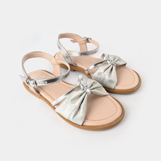 Girls Sandal 456-91-SILVER