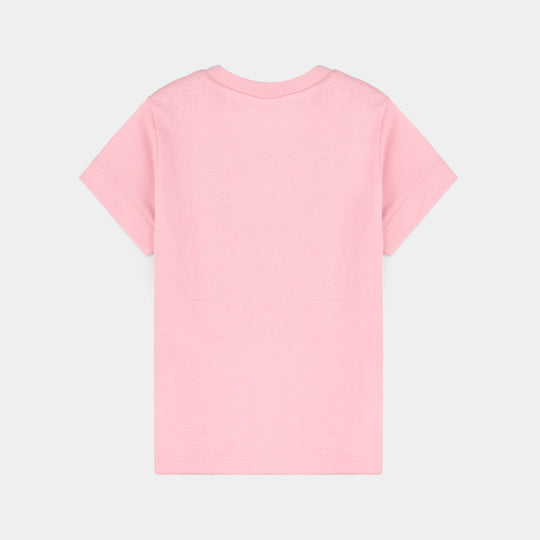 Infant Girls Poly Cotton Jersey Sweet Dreamer-Candy Pink