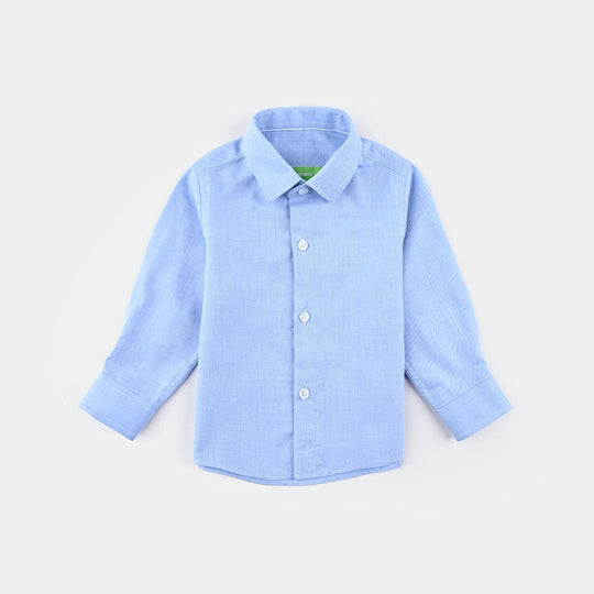 Infant Boys Oxford Formal Shirt-I/Blue