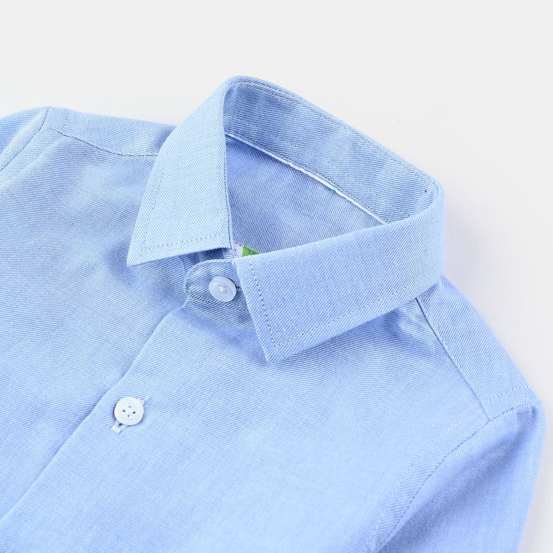 Infant Boys Oxford Formal Shirt-I/Blue