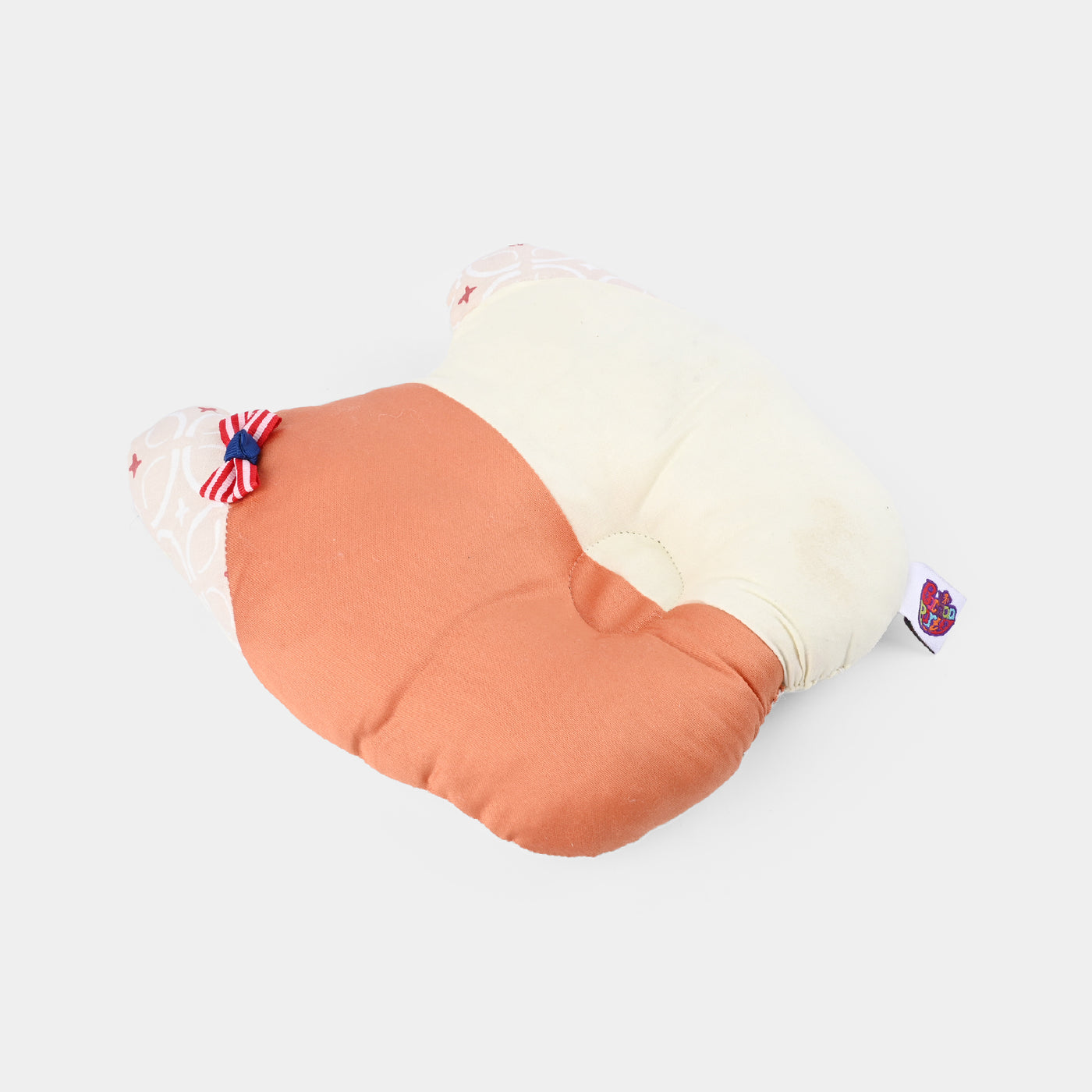 Baby Round Ear Pillow | Peach