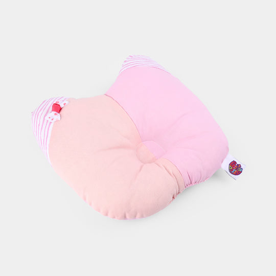 Baby Round Ear Pillow | Light Pink