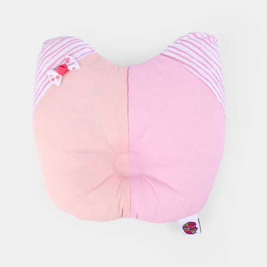 Baby Round Ear Pillow | Light Pink