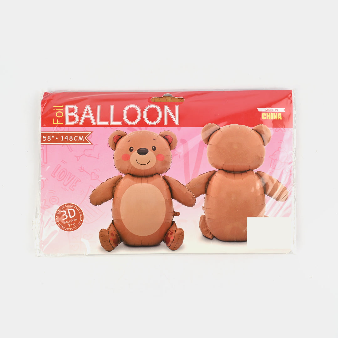 Large Size Teddy Bear Theme Foil Balloon