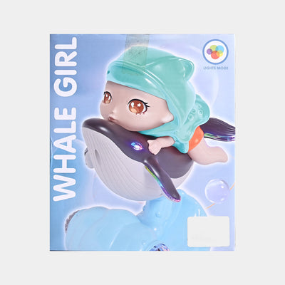 Whale Girl Universal Light & Music Toy For Kids