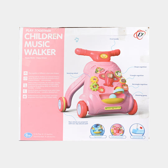 Baby Activity Push Walker with Music