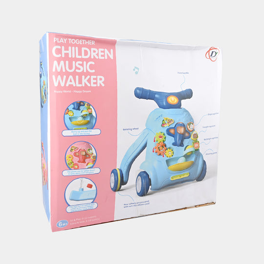 Baby Activity Push Walker with Music