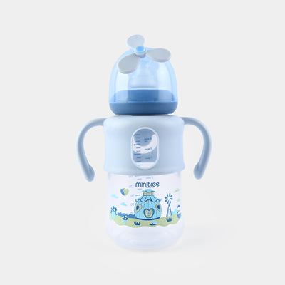 Baby Feeding Bottle Minitree With Handle | Blue | 270ml